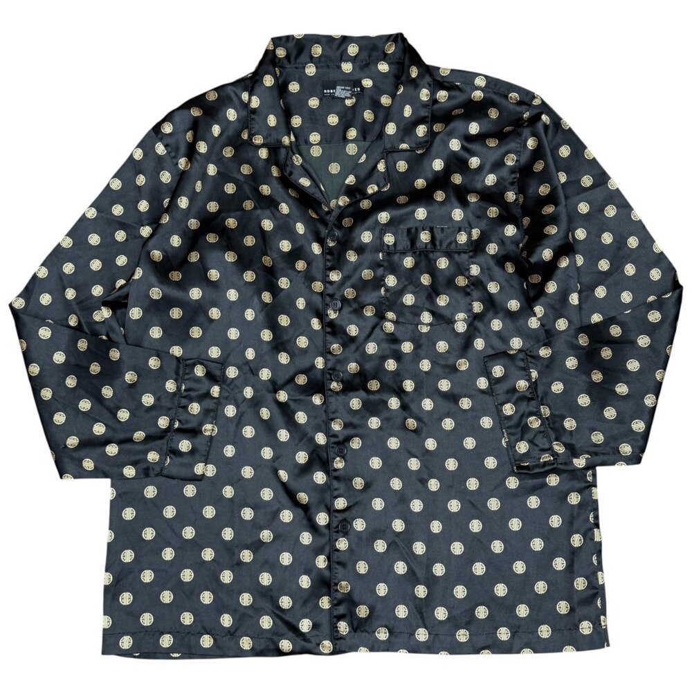 ROBERT LOUIS Men's EUC‎ Silk Blend Pajama Top/Shirt | Size XL